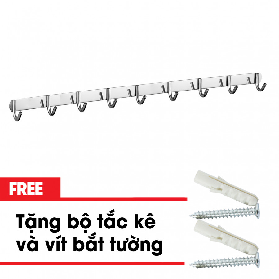 Móc treo quần áo Inox tròn 9 móc Yamato MA02-9