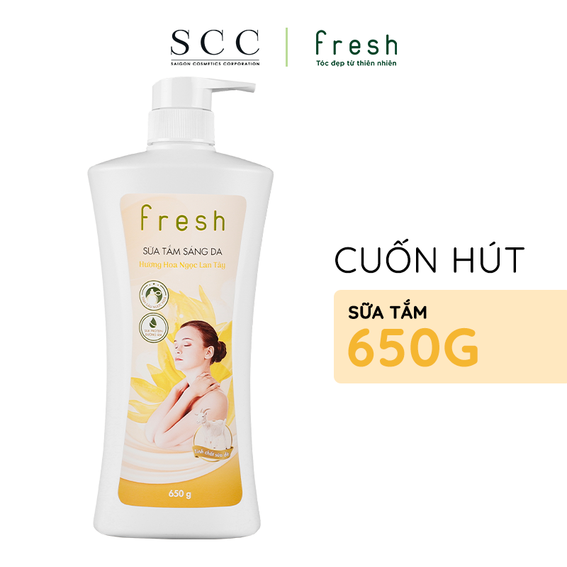 Sữa tắm sáng da Fresh Hương Hoa Ngọc Lan Tây 650g