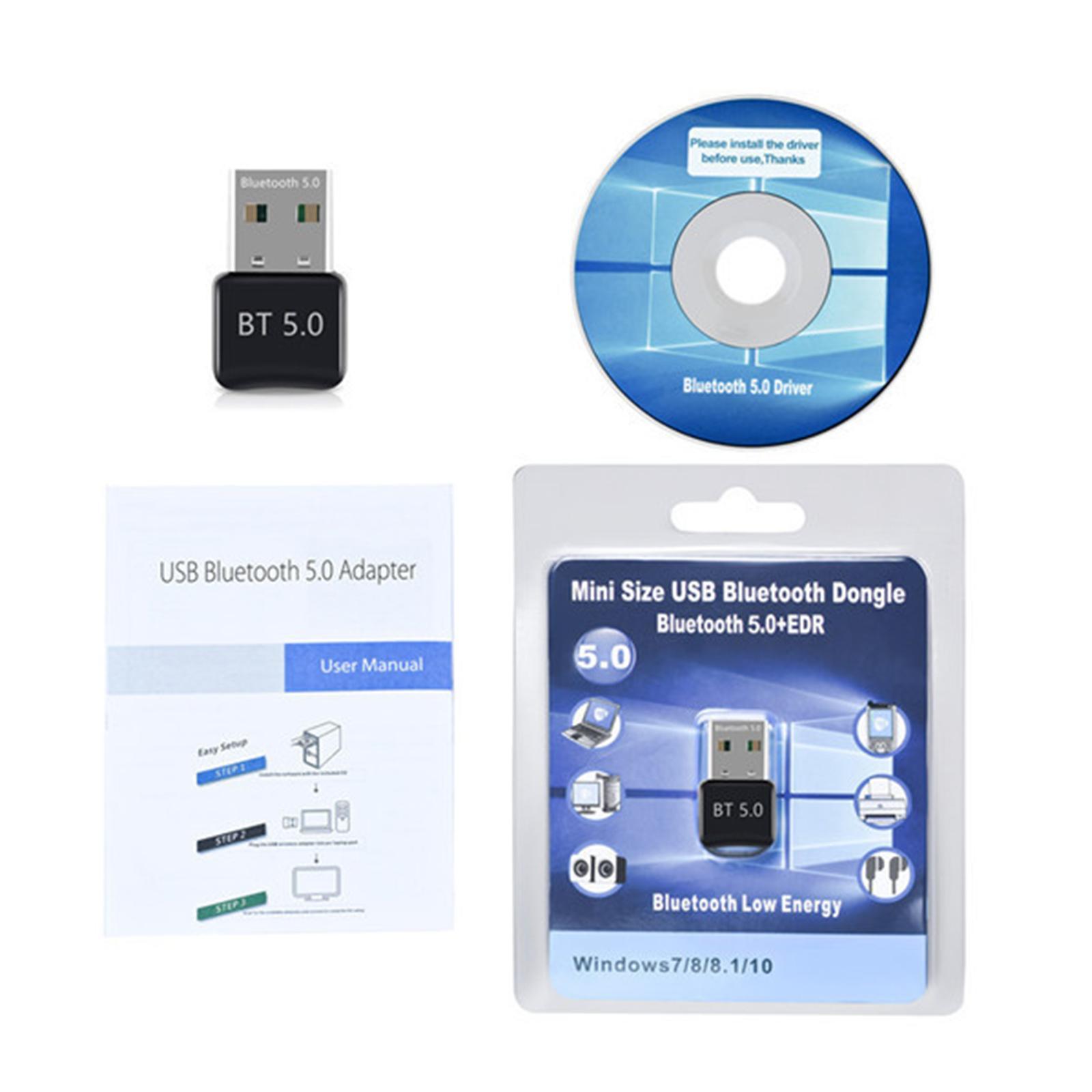 Bluetooth Adapter Plug and Play Audio Receiver for Headphones Computer