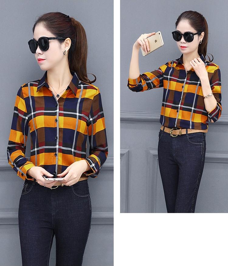 Sơ mi nữ dài tay phối màu công sở Haint Boutique Sm53