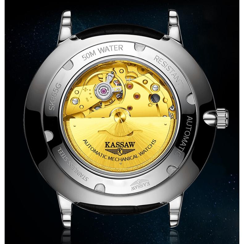 Đồng hồ nữ chính hãng KASSAW K865-5 Chống Nước ,chống xước ,kính sapphire, bảo hành 24 tháng Thời Trang Cho Nữ thiết kế đơn giản trẻ trung và sang trọng