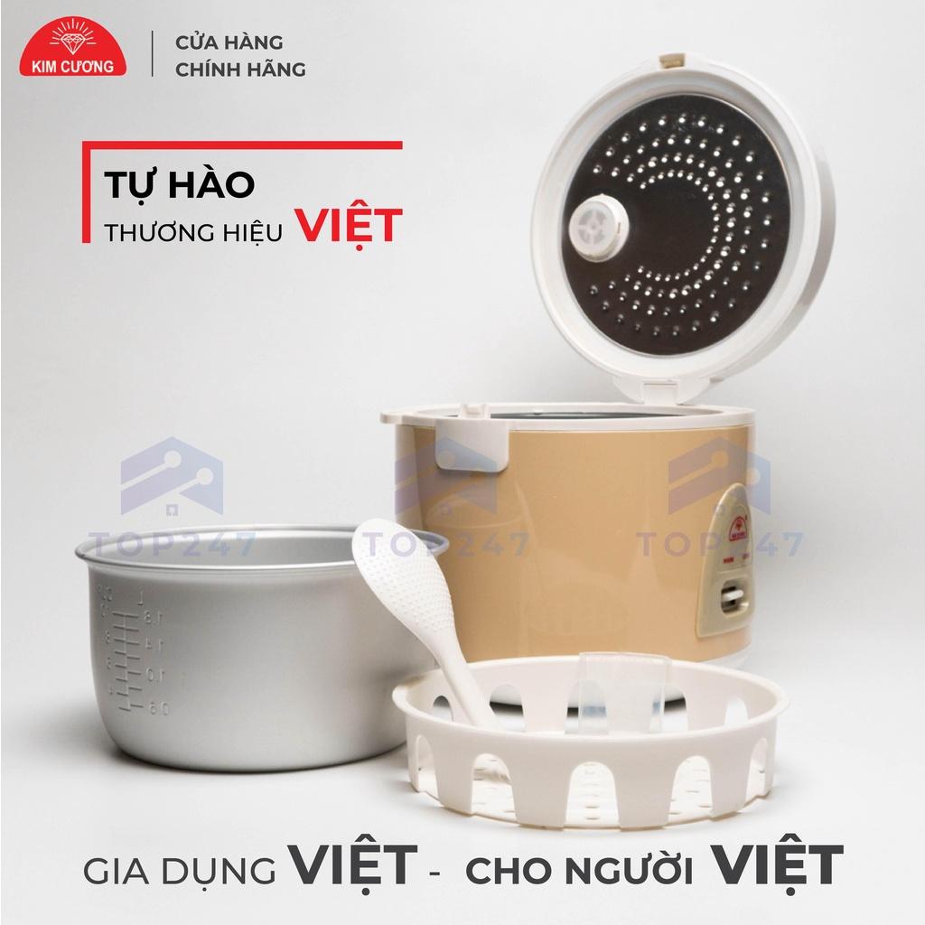 Nồi Cơm Điện Kim Cương 1.8 Lít Nắp Gài - Hàng Chính Hãng