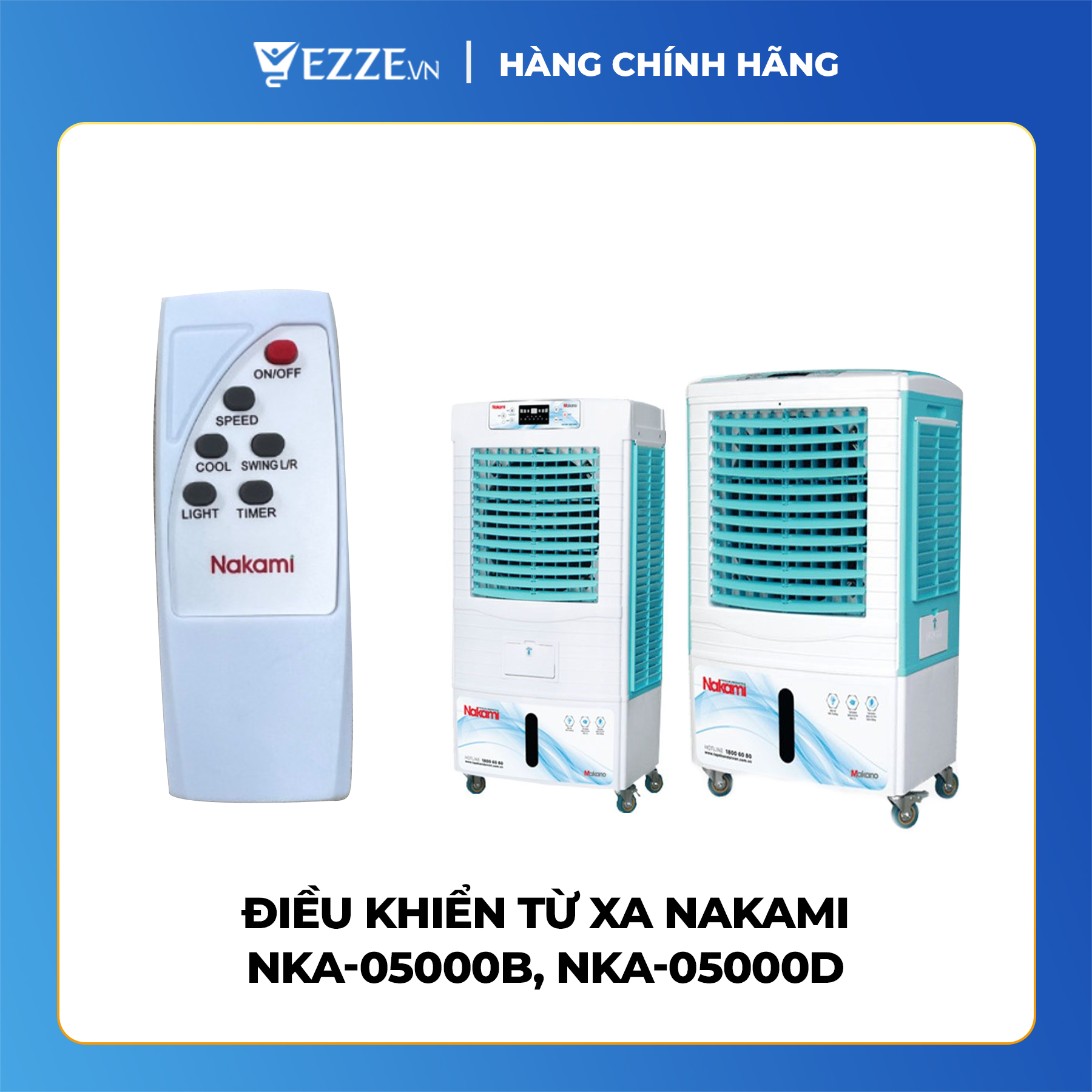 [ GIÁ SỐC ] Điều khiển từ xa  NKA-05000B, NKA-05000D  - Hàng chính hãng