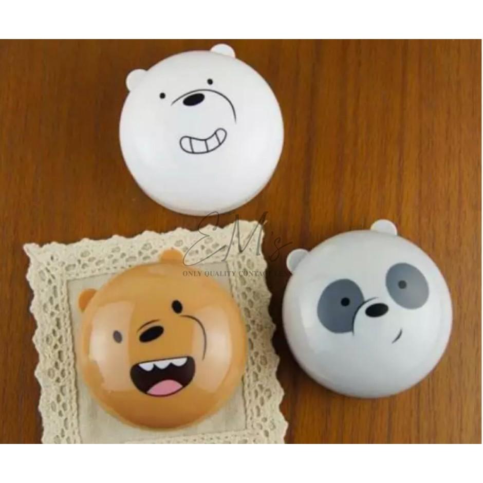 Khay đựng lens gấu WE BARE BEAR (giao màu ngẫu nhiên)