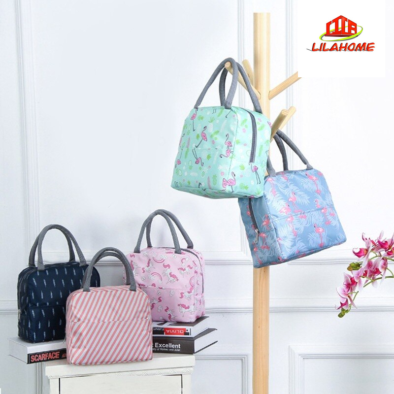 Túi Giữ Nhiệt LILAHOME Đựng Cơm Trưa Kiểu Dáng Thanh Lịch Nhỏ Gọn Tiện Dụng-Hàng Chính Hãng