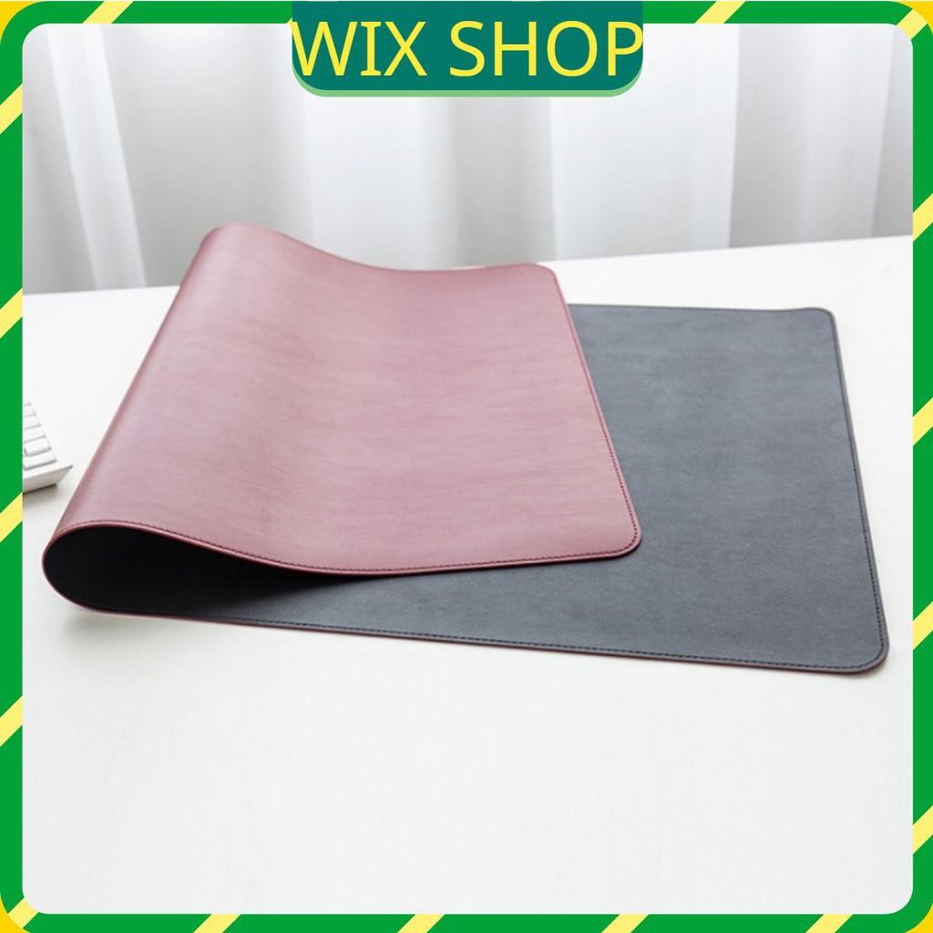 Thảm Da Lót Bàn Làm Việc DeskPad Nhiều Size Lớn 120x50, 100x50, Kiêm Bàn Di Chuột Máy Tính Cỡ Lớn Cao Cấp Chống Nước