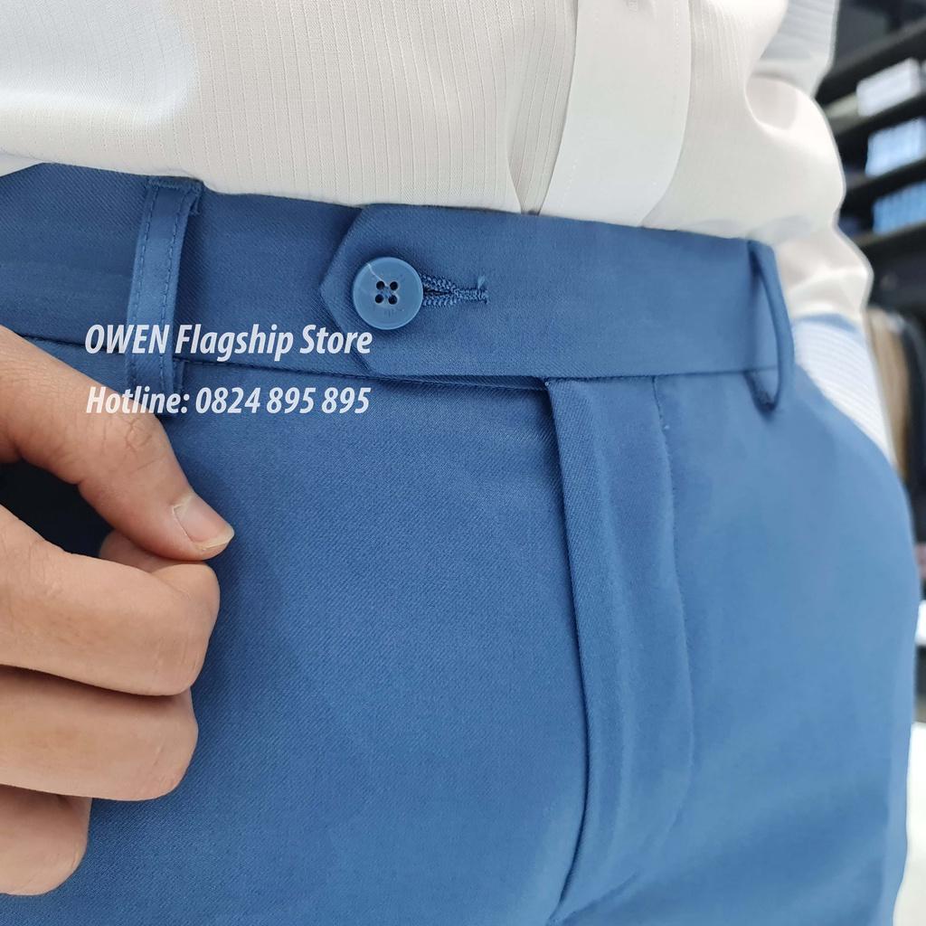 OWEN - Quần âu nam công sở dáng REGULAR trợ cạp Tăng đơ co dãn mã QRT20531
