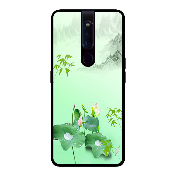 Ốp lưng dành cho điện thoại Oppo F11 Pro Tranh Sen Hàng chính hãng