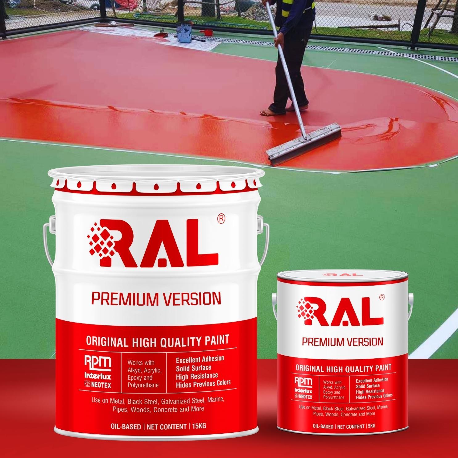 Sơn sân thể thao Epoxy tự san RAL SPORT GUARD SL - 5KG