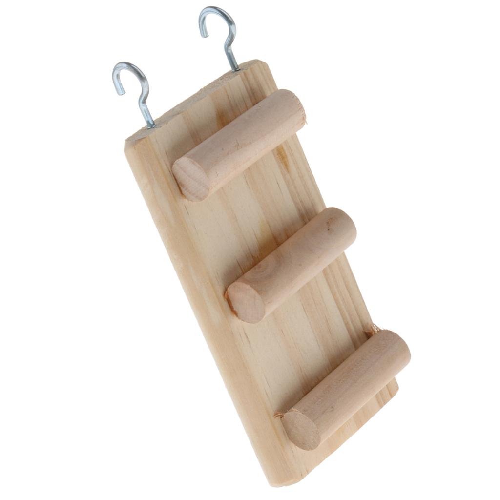 Hamster Chew Toy Wooden Hanging Climbing Ladder For Small Pet Mouse Rat Mice