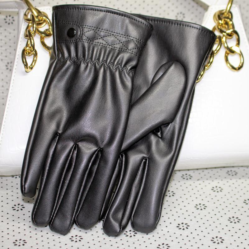 Ưu đãi đặc biệt găng tay da mùa đông nam và nữ phiên bản Hàn Quốc màn hình cảm ứng ấm chống lạnh cộng với găng tay ngoài trời chống thấm nước nhung dày đi xe máy