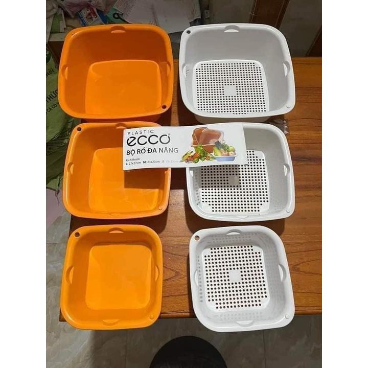 Set 3 thau + 3 rổ cao cấp để đựng đồ rất hợp lý, sản phẩm không thể thiếu trong gia đình của bạn