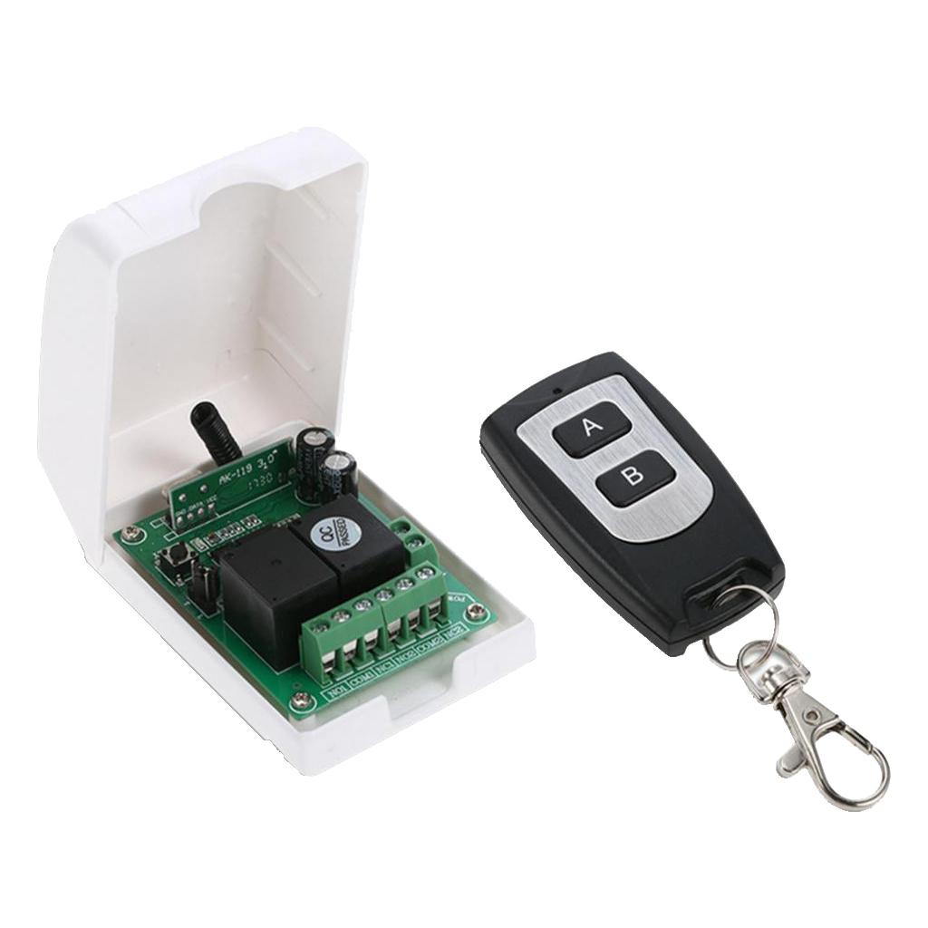 12 V Tiếp Không Dây Điều Khiển Từ Xa RF Phát với Đầu Thu