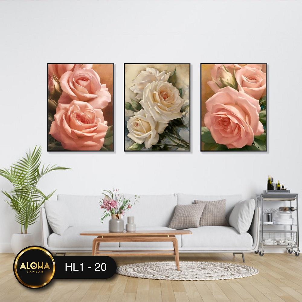 20 Mẫu tranh canvas treo tường bộ 3 bức cao cấp - Tranh treo tường decor phòng khách, phòng ngủ, phòng ăn full phụ kiện