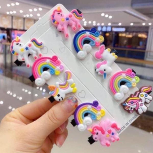 COMBO 5 CẶP TÓC ️FREE SHIP️CẶP TÓC TRÁI CÂY, HÌNH CON VẬT CHO BÉ GÁI SIÊU XINH