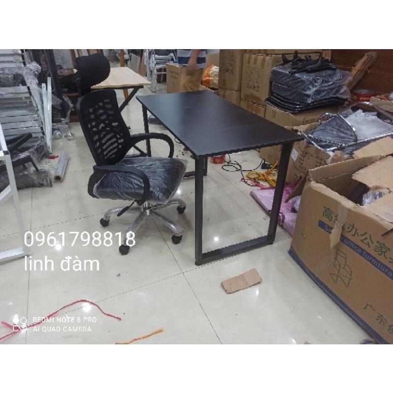 Combo bàn làm việc bàn học chân u và ghế xoay tựa đầu