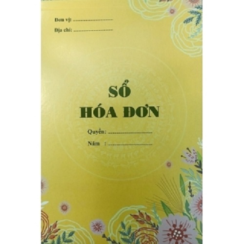 Sổ hóa đơn bán hàng