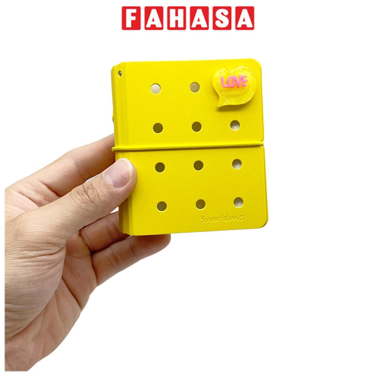 Sổ Còng Mini 80 Trang Kèm Charm Tone Patel - Sworld ST6195-YE - Yellow