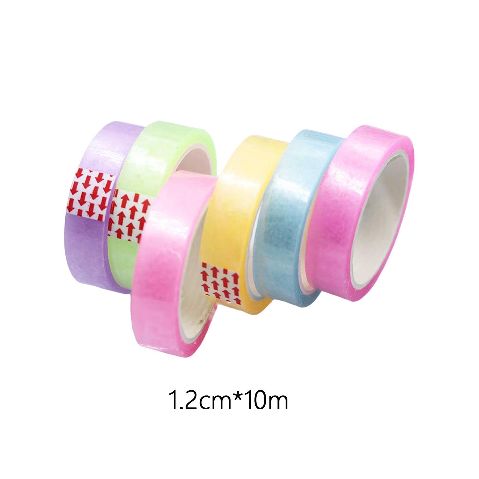 12Pcs Funny Sticky Ball Tapes Colorful for Relaxing Game Accessories Sticky Tape for Adult Kids Craft Supplies Party Home School