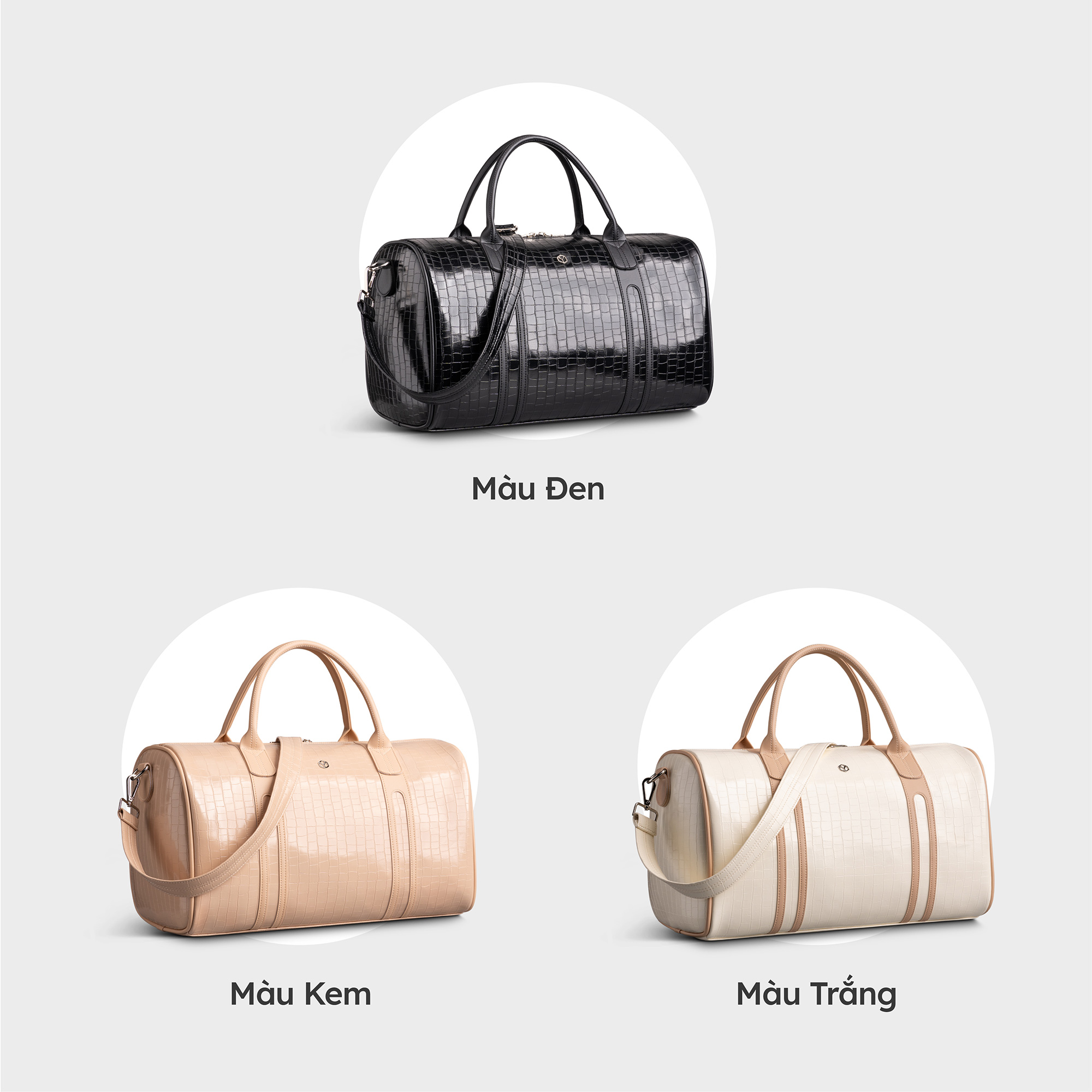 Túi du lịch Yuumy ( Thời trang nữ đa năng cỡ lớn - Túi da Seasand YMTR6 )