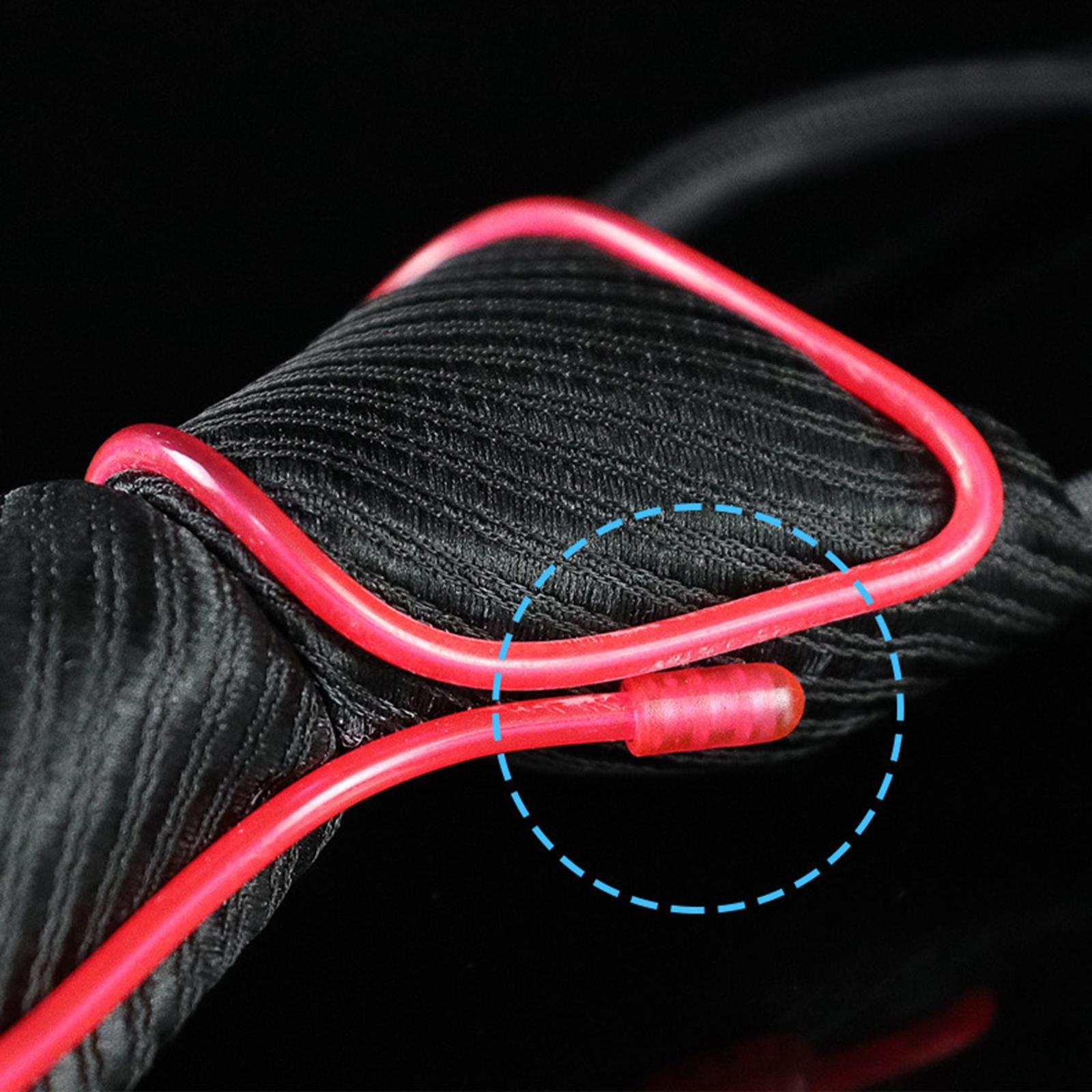 LED Necktie Formal 40Cmx7cm Glowing Tie for Clubs Concerts Parties Cosplay Fashion Show