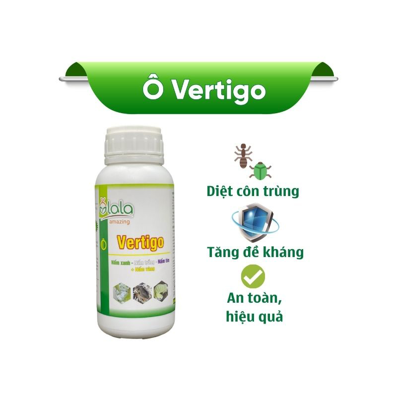 Chế phẩm trừ sâu sinh học tiêu diệt, xua đuổi côn trùng, sâu hại, trừ sâu sinh học - Vertigo 500gr