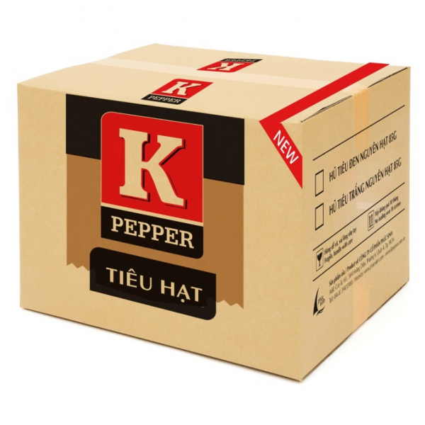 Tiêu Trắng Hạt K Pepper (85g / Hũ)