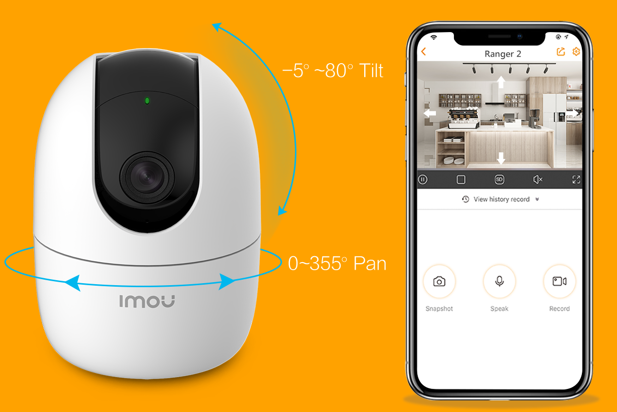 Camera WiFi Imou A22EP-G 2.0Mp 1080P (Không thẻ nhớ) Đàm thoại 2 chiều Quan sát ngày đêm - Hàng chính hãng FPT phân phối