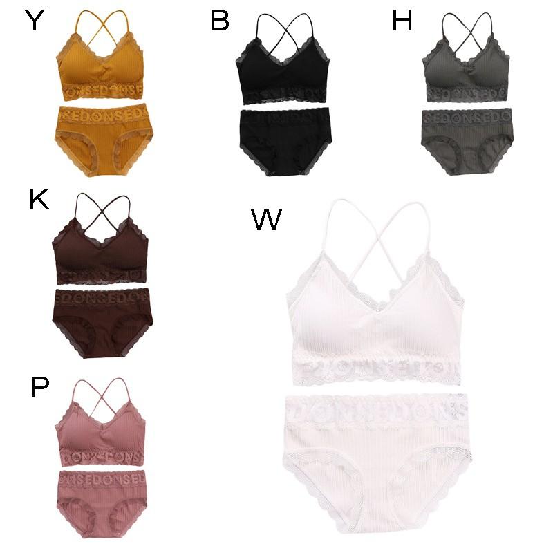 Set Áo Ngực & Quần Lót Nữ Phối Ren