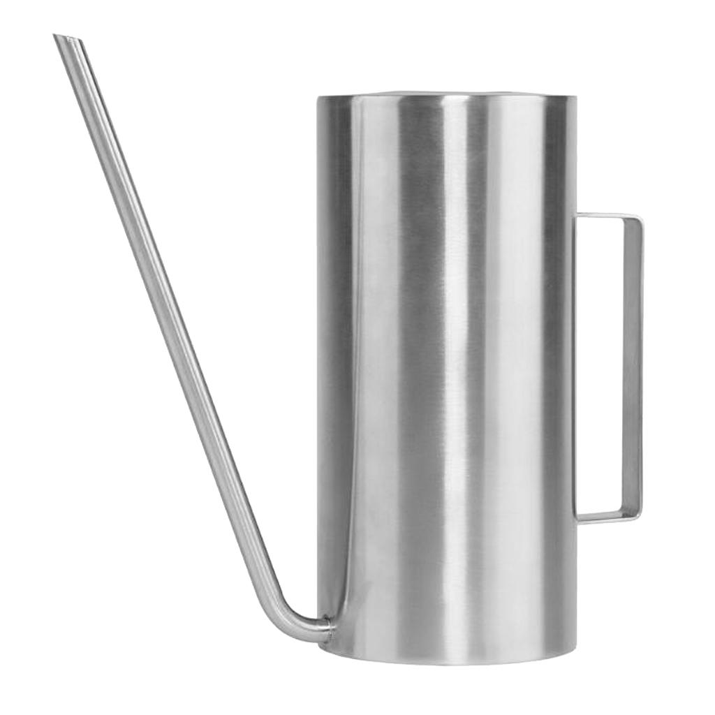 Thép Bình Tưới Cây Chân Kính Thép Không Gỉ Vòi Xịt Cho Cây Hoa Nhà 1.5L