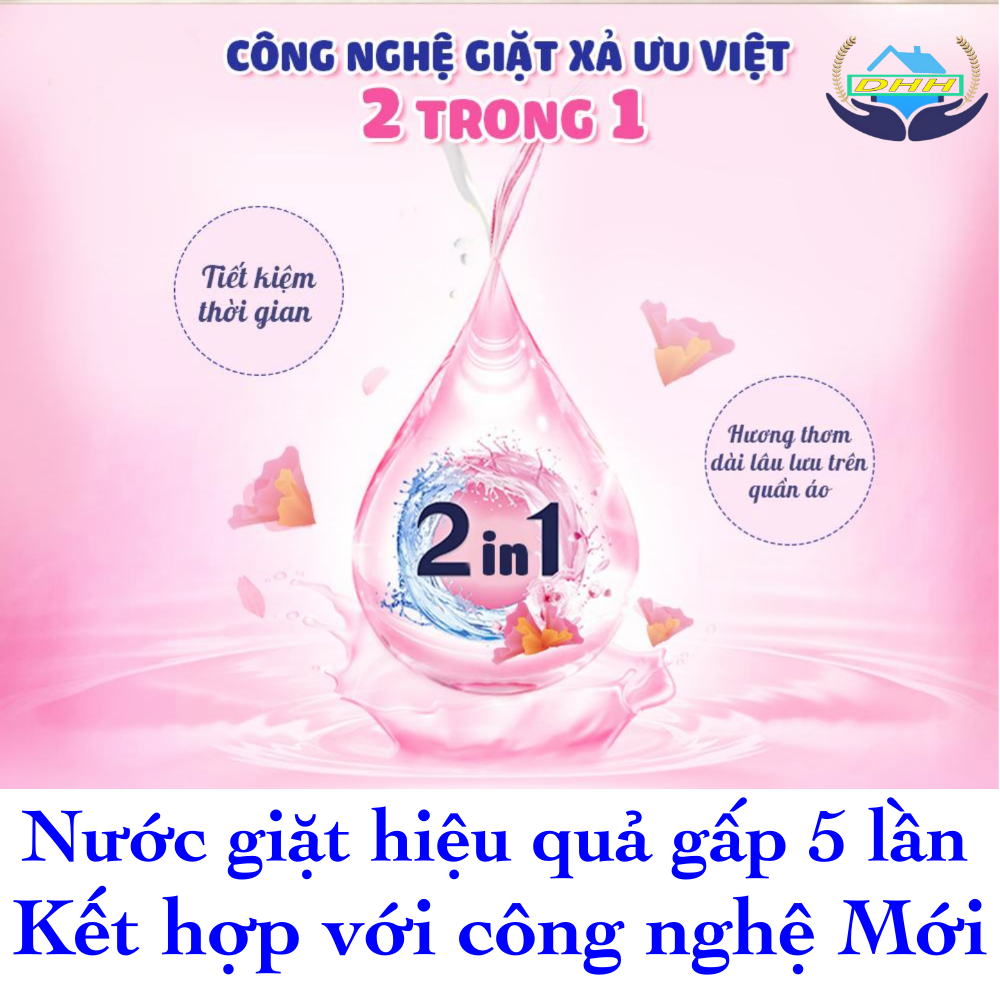 Nước Giặt Can ( 5 lít ) Thơm Lâu Công Nghệ Thái Lan  FILY Đen Hương Comfor Lưu Hương Tới 24h