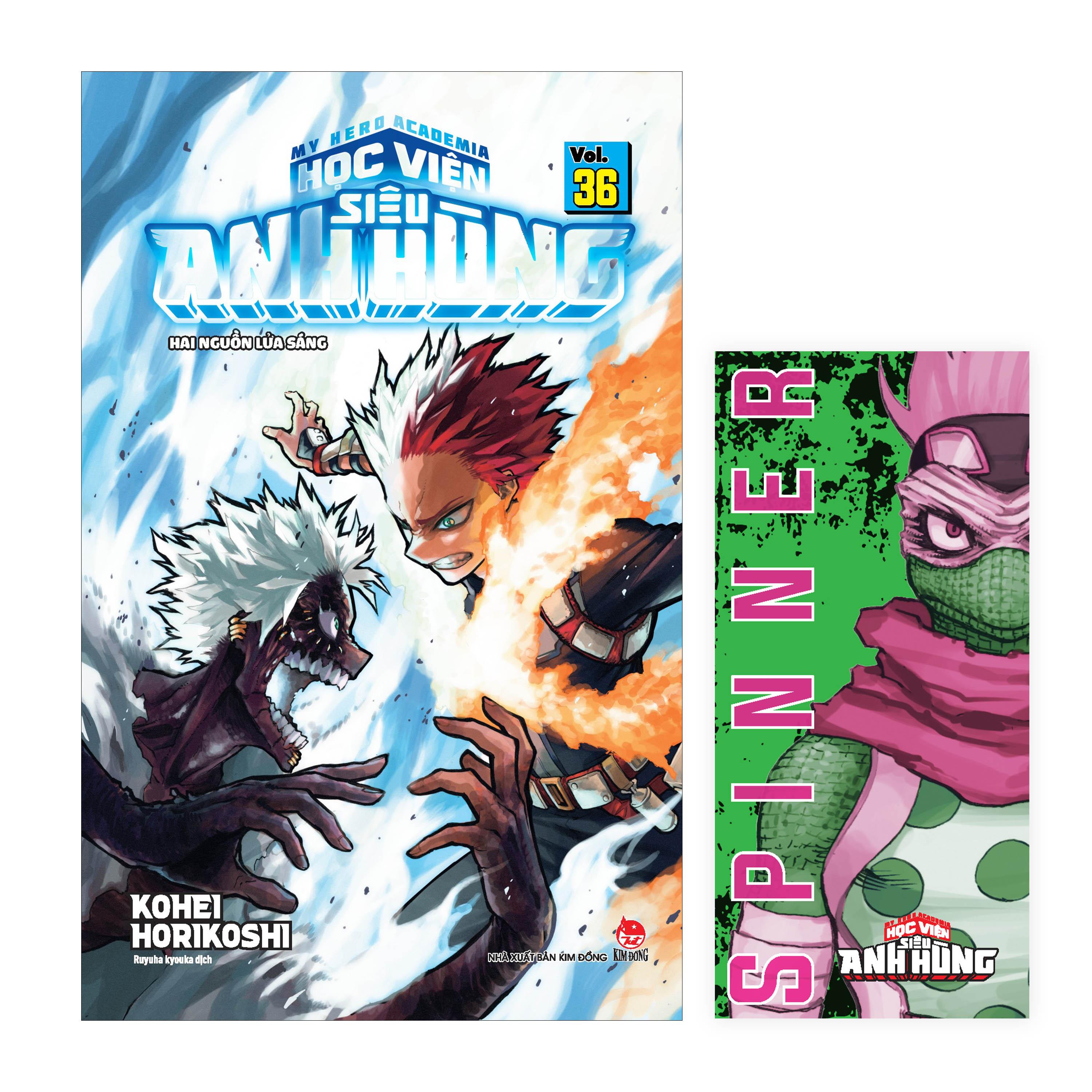 My Hero Academia - Học Viện Siêu Anh Hùng - Tập 36: Hai Nguồn Lửa Sáng - Tặng Kèm Bookmark