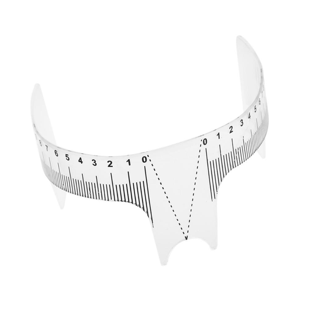 3-4pack UPDATED Eyebrow Grooming Stencil Shaper Ruler Measure Tool Makeup