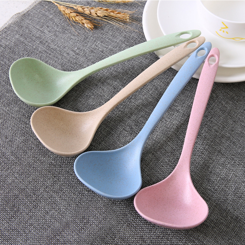 Bộ 4 Chiếc Vá Xới Cơm và Múc Canh Lúa Mạch Chống Dính
