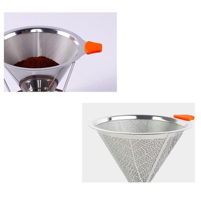 Bộ lọc cafe 2 lớp có khung đỡ INOX 304