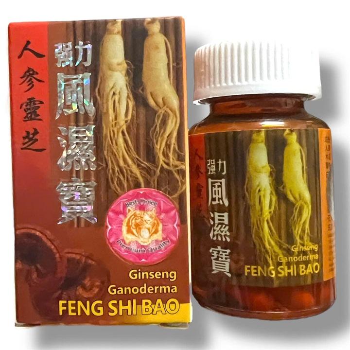 Viên uống Nhân sâm linh chi Cường Lực phong thấp bảo - Ginseng Ganoderma Feng Shi Bao hỗ trợ đau nhức xương khớp - Mã số 1506