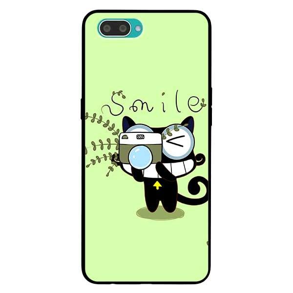 Ốp lưng dành cho Oppo A3s - Realme C1 - A12e - Realme 2 mẫu Mèo Xanh Chụp Ảnh