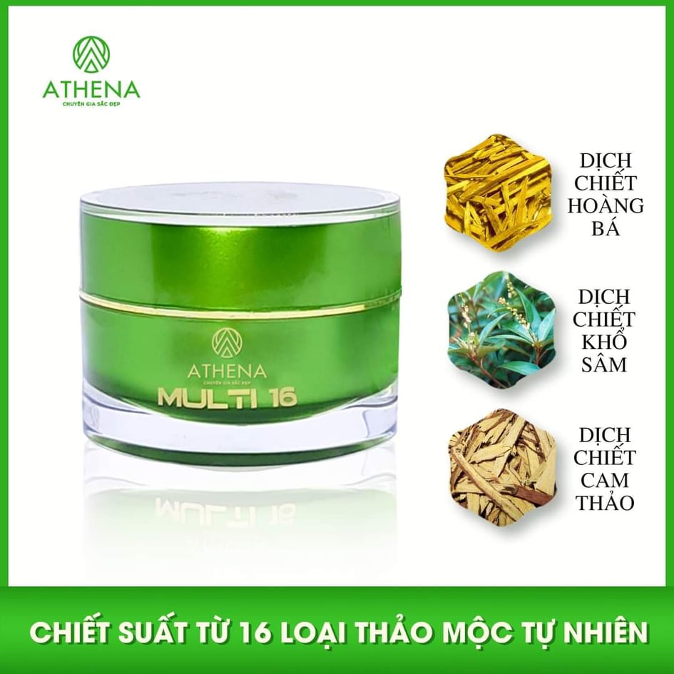 Kem multi 16 hũ to 30g  athena giảm rạn thâm cam kết hiệu quả cao