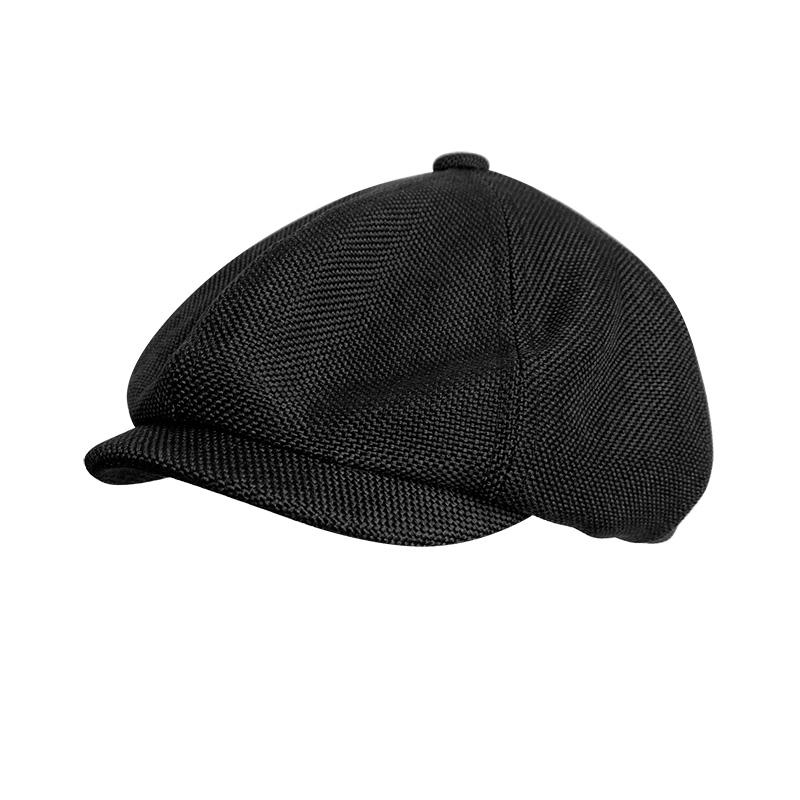 Bốn Mùa Nam Newsboy Nón Nữ Nam Vải Lanh Hình Bát Giác Nắp Retro Mũ Nồi Nước Anh Che Lớn Mũ Đội Đầu Người Lái Phẳng bộ Đội BLM20