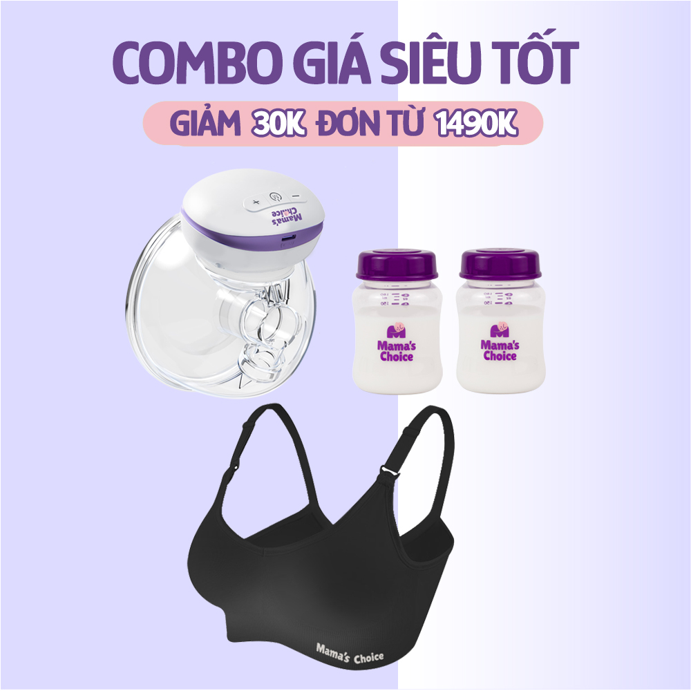 Hút Sữa Tại Nhà Mama’s Choice, Combo Rảnh Tay Tiện Lợi Mẹ Thảnh Thơi, Hút Sữa Dễ Dàng Mọi Lúc Mọi Nơi