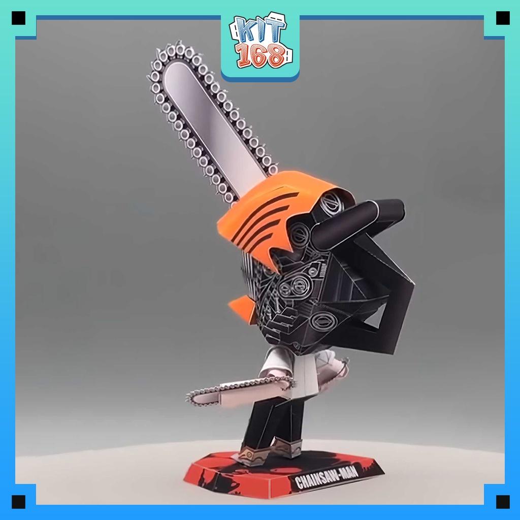 Mô hình giấy Anime Game Chibi Denji - Chainsaw-man ver 2