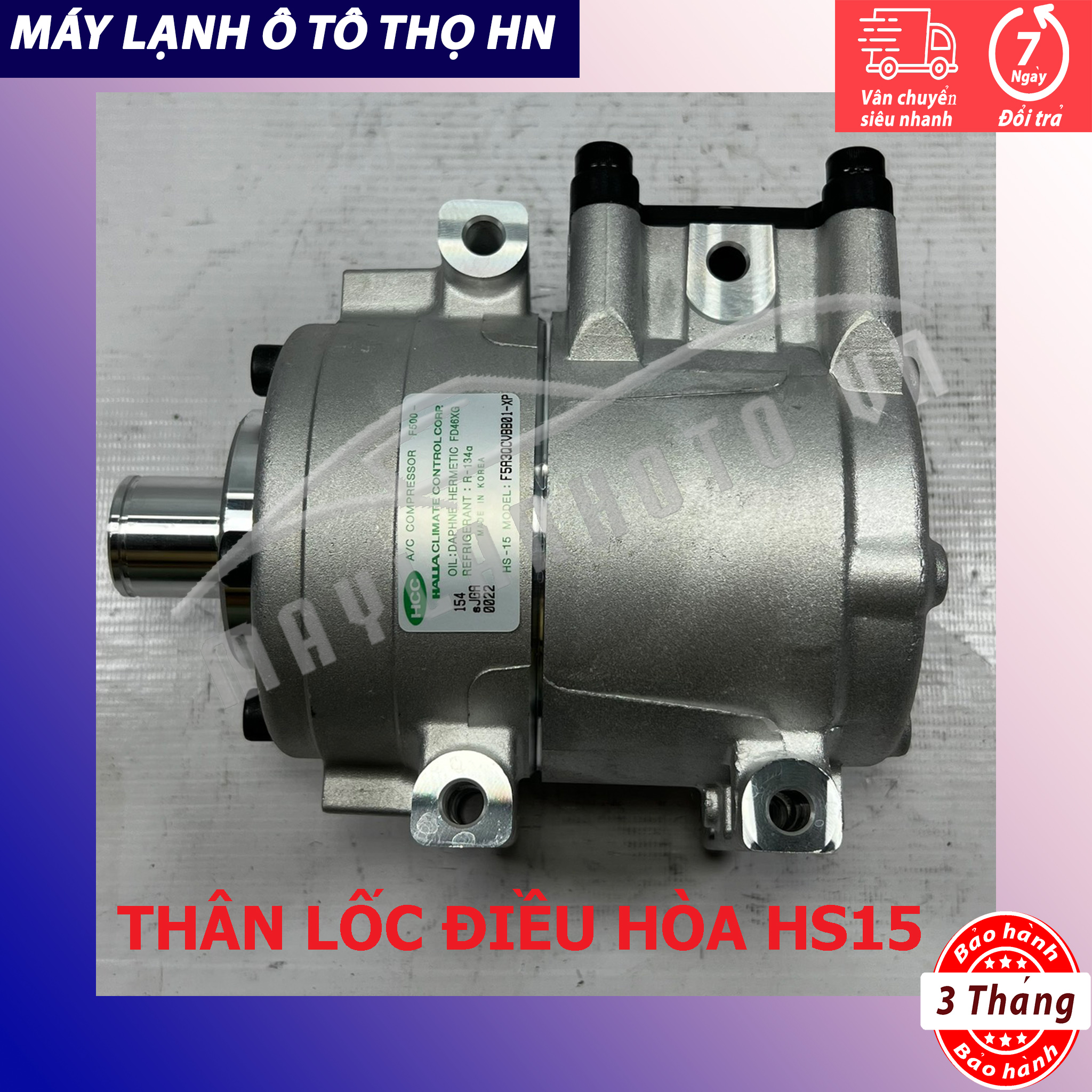 Thân Lốc điều hòa HS15 Hàng Xịn Hàn Quốc