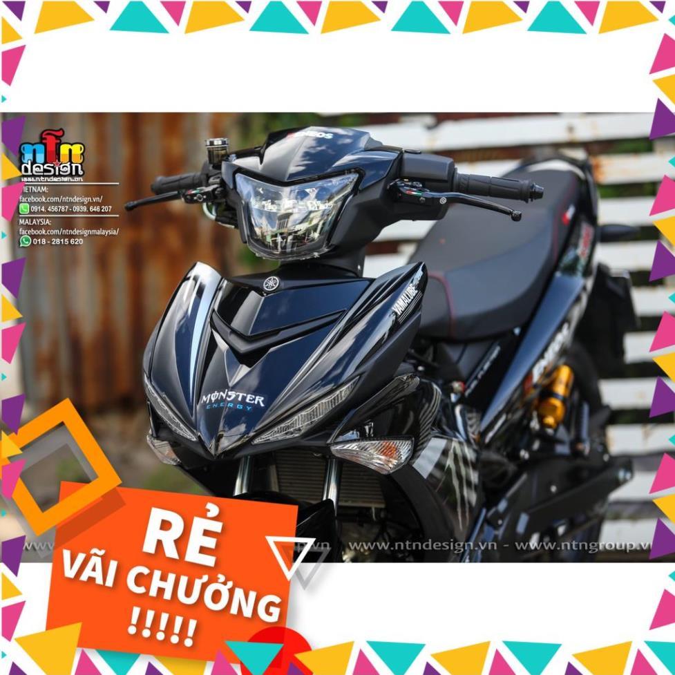 Tem Rời Exciter 150 Mẫu Monster Trắng Đen