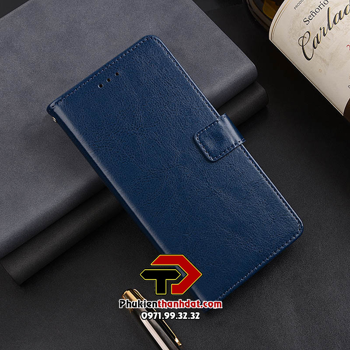 Bao da dạng ví cho OPPO Reno8 Z 5G có quai gài, ngăn để thẻ