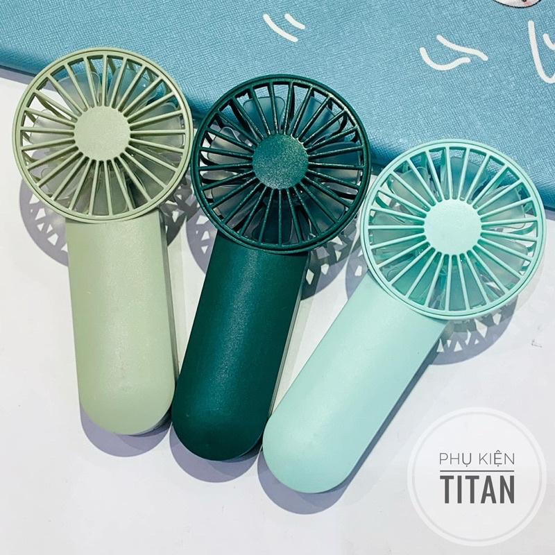 Quạt cầm tay Mini siêu dễ thương, siêu tiện ích, pin tích hợp sẵn