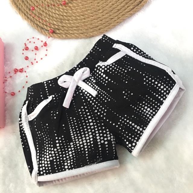 Quần đùi thun bông cho bé gái QS80-0604
