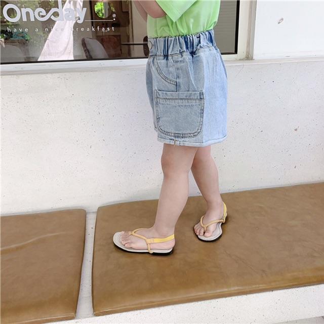 Short jean túi hông 1-7T
