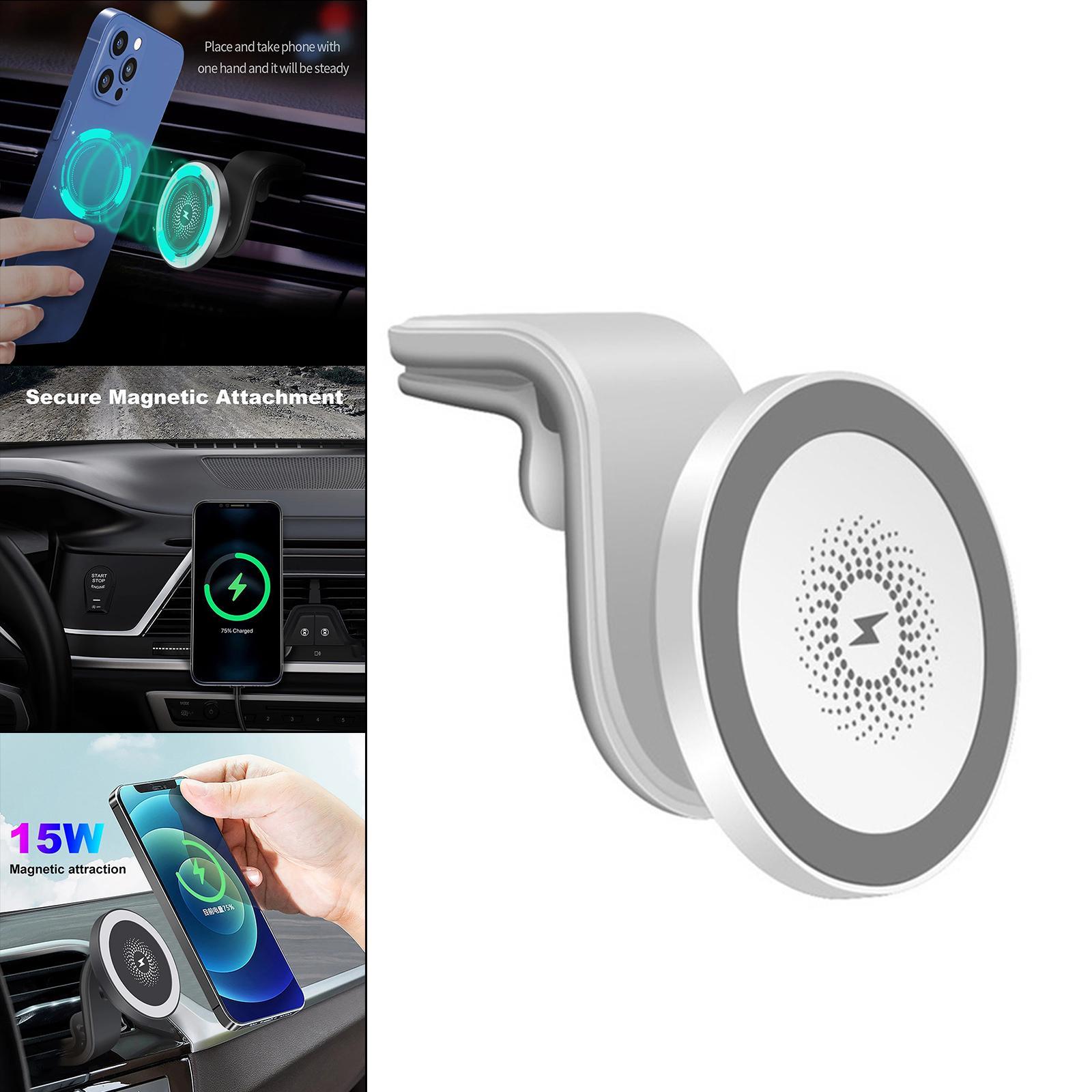 Magnetic Wireless Car Charger 15W 360° Rotation Phone Holder for for 12 12 Pro Max