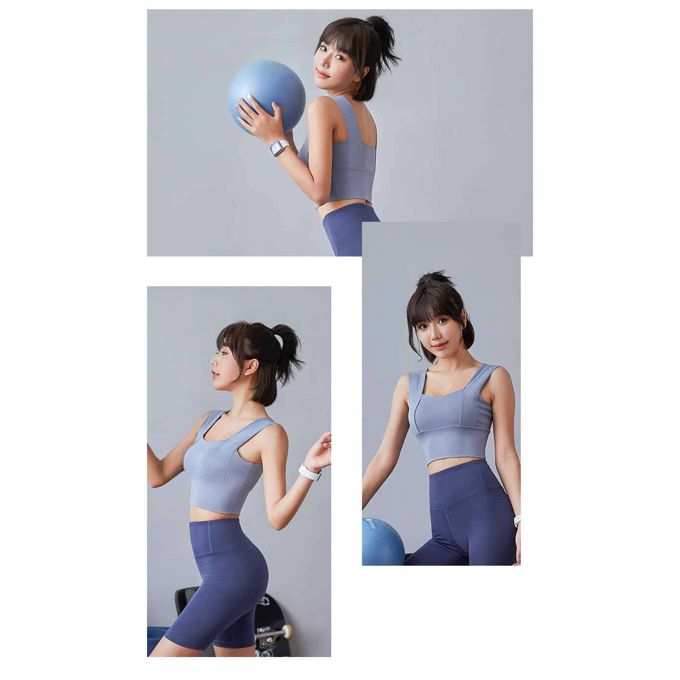 Áo tập Gym, Yoga, Thể Thao Nữ Croptop Bra Sẵn Lót Ngực A04 Cao Cấp