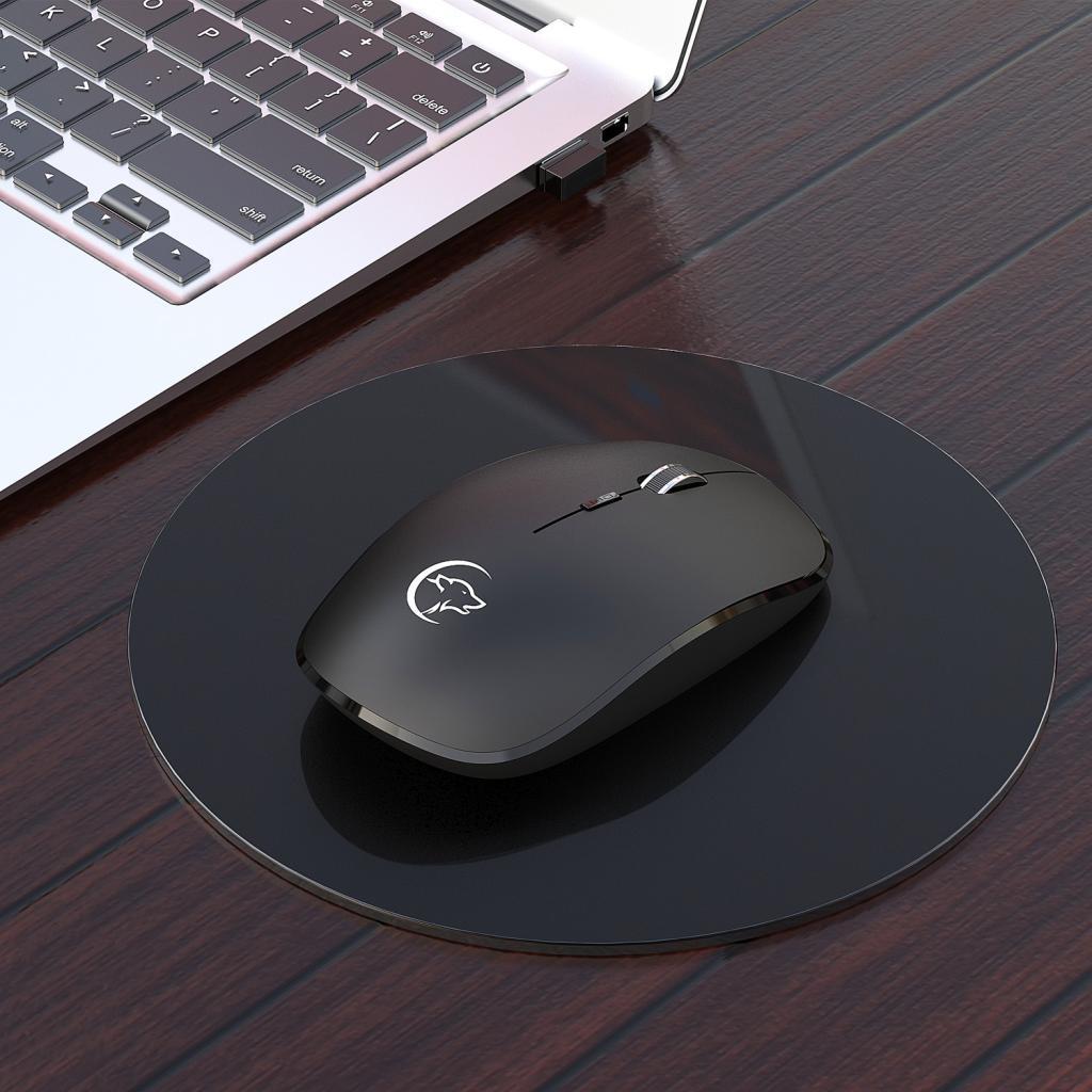 Ergonomic Wireless Mouse Adjustable 1600 DPI & USB Receiver for Laptop PC